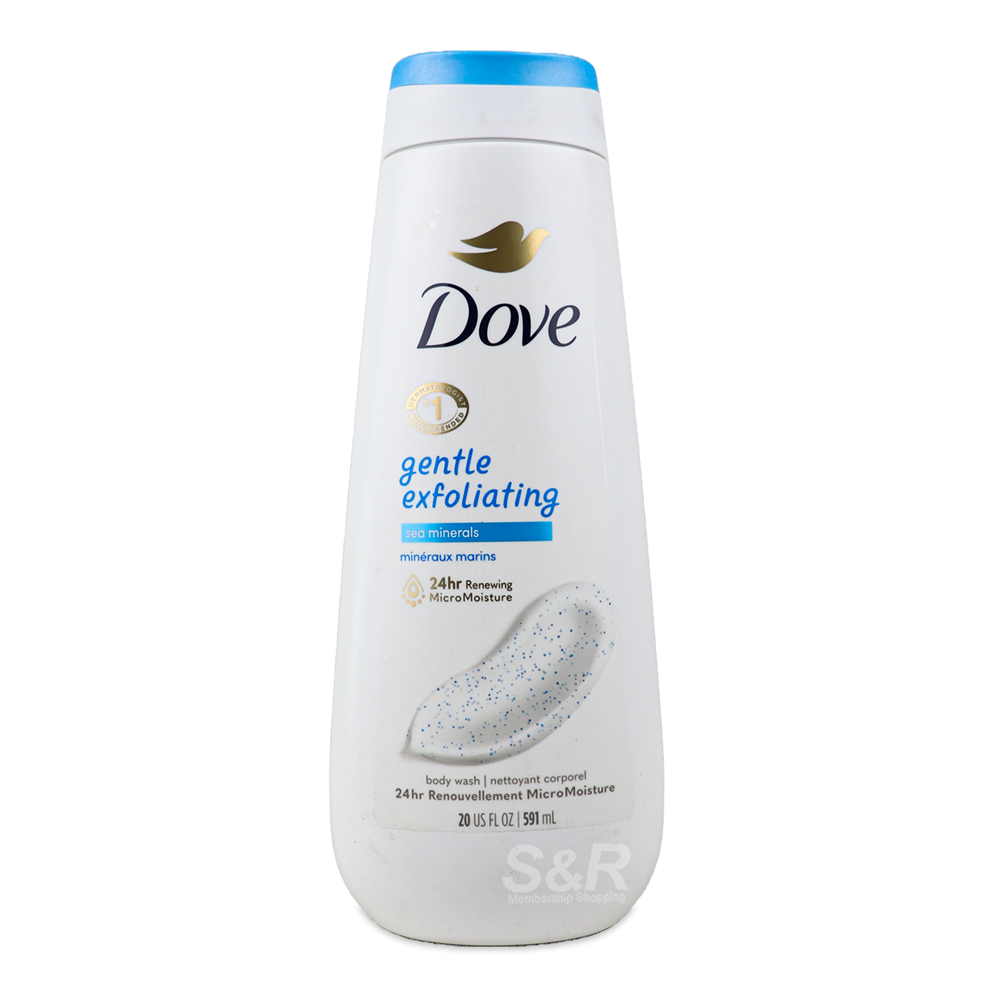 Dove Gentle Exfoliating Nourishing Body Wash 591mL